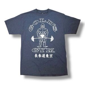 NWOT - GOLD’S GYM Omotesandō Tokyo Japan Vintage Fashion Streetwear Blue T-Shirt